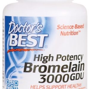 High Potency Bromelain 3000 GDU, 500mg - 90 vcaps