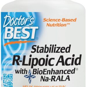 Stabilized R-Lipoic Acid with Na-RALA, 100mg - 60 vcaps