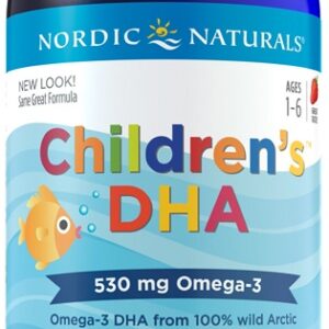 Children's DHA, 530mg Omega-3 Strawberry - 473 ml.