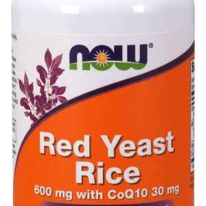 Red Yeast Rice with CoQ10, 600mg - 60 vcaps