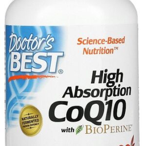 High Absorption CoQ10 with BioPerine, 200mg - 180 vcaps