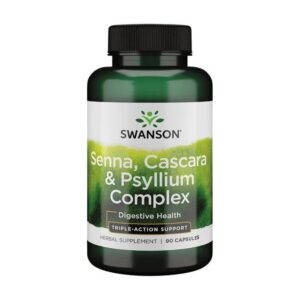 Senna, Cascara & Psyllium Complex - 90 caps