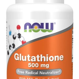 Glutathione with Milk Thistle Extract & Alpha Lipoic Acid, 500mg - 30 vcaps