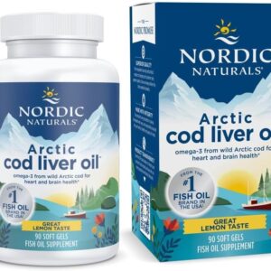 Arctic Cod Liver Oil, 750mg Lemon - 90 softgels