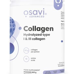 Collagen Peptides - Hydrolyzed Type 1 & 3 - 600g