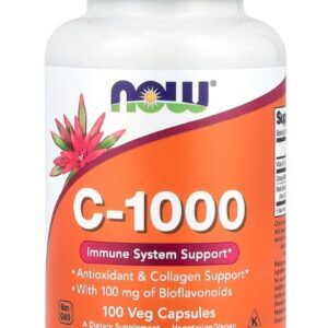 Vitamin C-1000 with 100mg Bioflavonoids - 100 vcaps